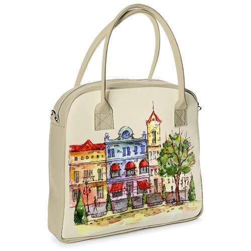 Сумка Presentville с принтом Oxford City (OXF 21M016 SBR)