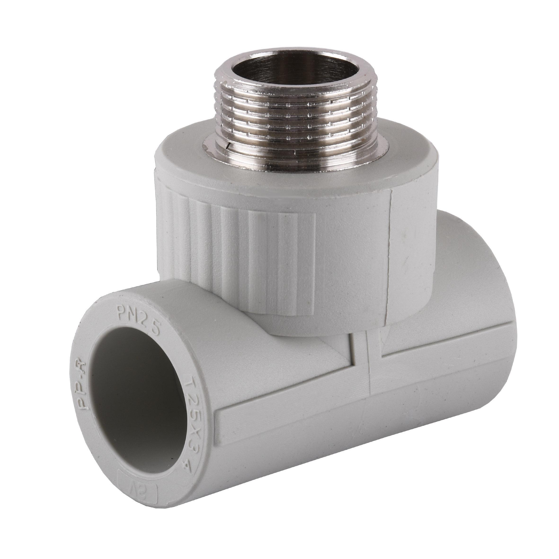 Тройник с наружной резьбой Vsplast PPR 32 мм х 1" (000003073)