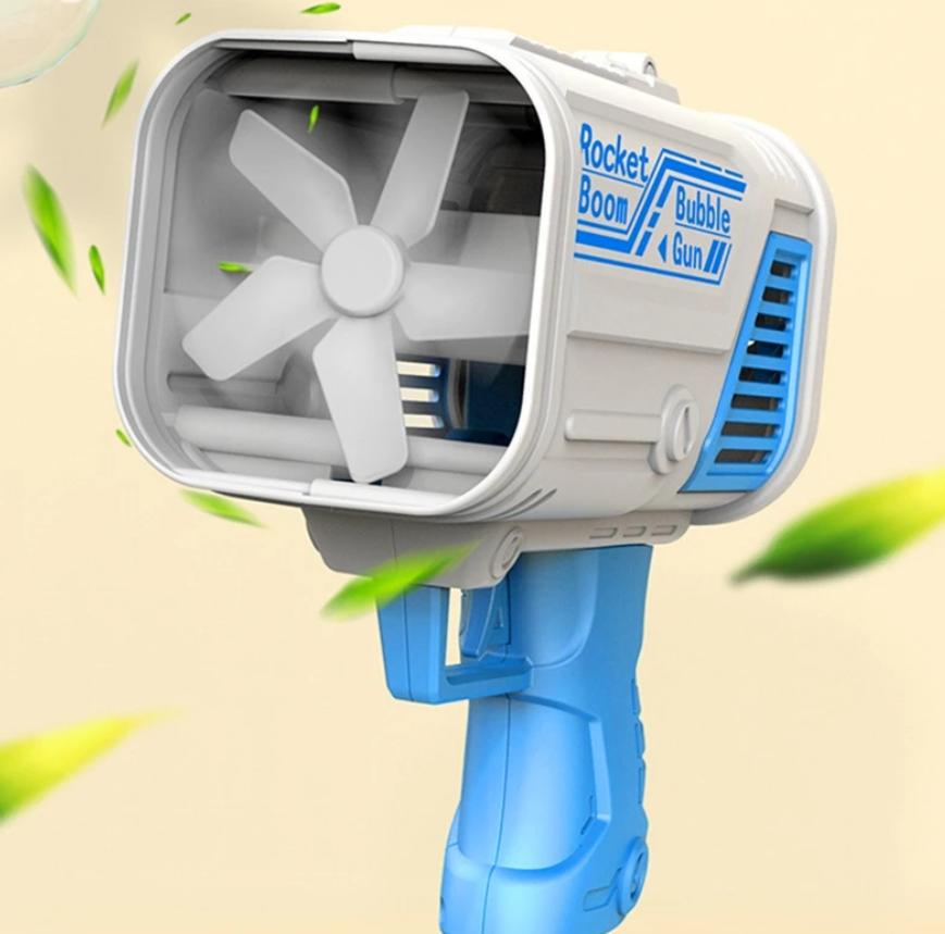 Пистолет-пушка пузырьковый Rocket Boom Голубовато-белый - фото 2