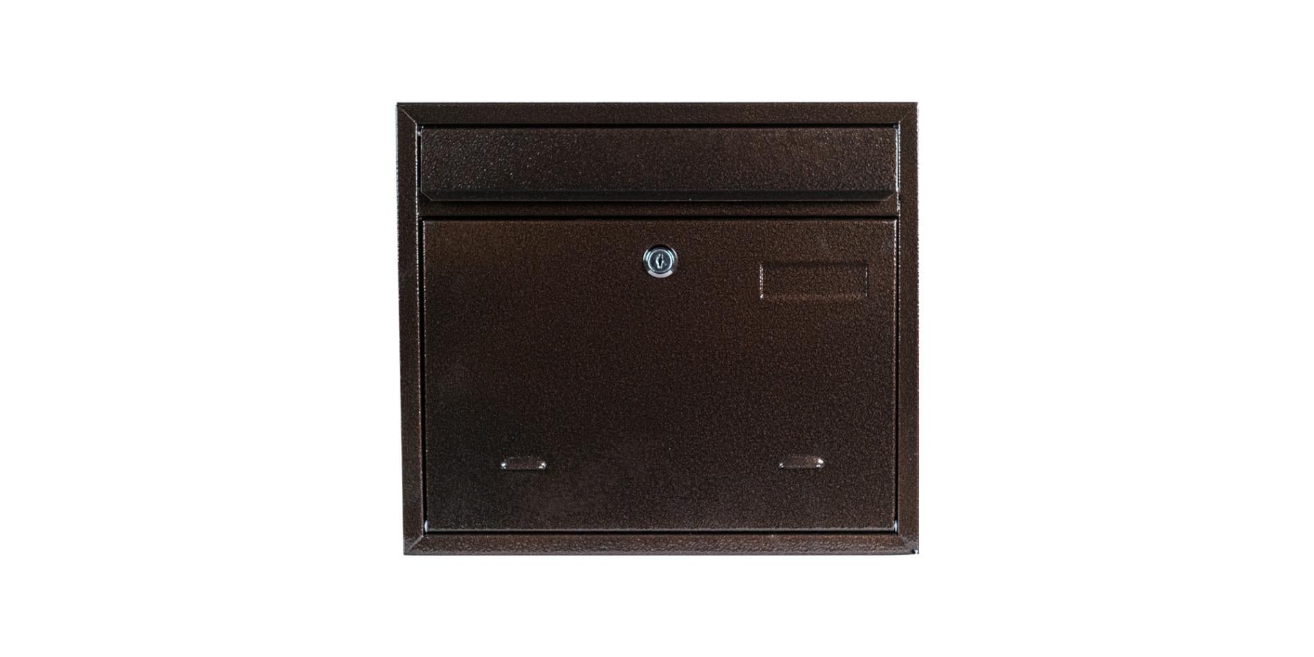 Почтовый ящик индивидуальный Галиндустрия СП-03 металлический уличный 30,5х35х7 см Медный (150-119-000004445)