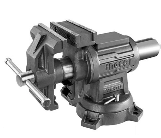 Тиски слесарные поворотные INGCO Industrial 125 мм (HBV085) Тиски слесарные поворотные INGCO Industrial 125 мм (HBV085)