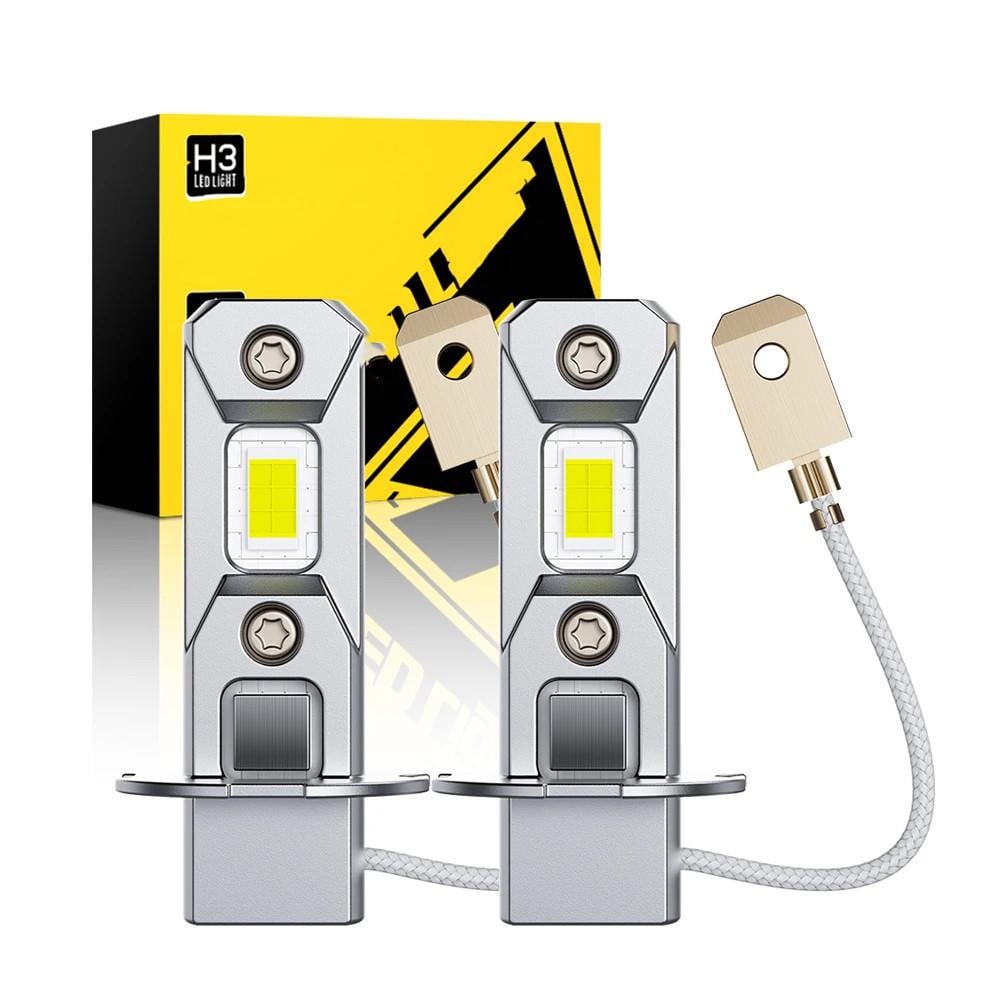 Комплект ламп для авто LED AUXITO H3 без кулера 2 шт. (S55JK)
