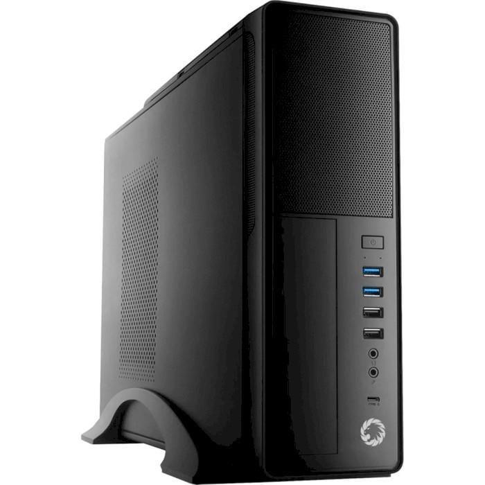 Корпус GameMax ST-612-2U3-TYC 400W, черный, БП 400 Вт, SFX, для Mini-ITX, 1xType-C/2xUSB 3.0/2xUSB 2.0, макс. CPU – 83 мм/VGA –