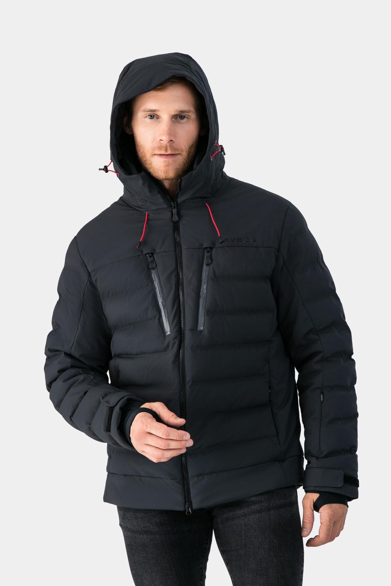 Куртка горнолыжная Avecs 70454/17 L Темно-серый