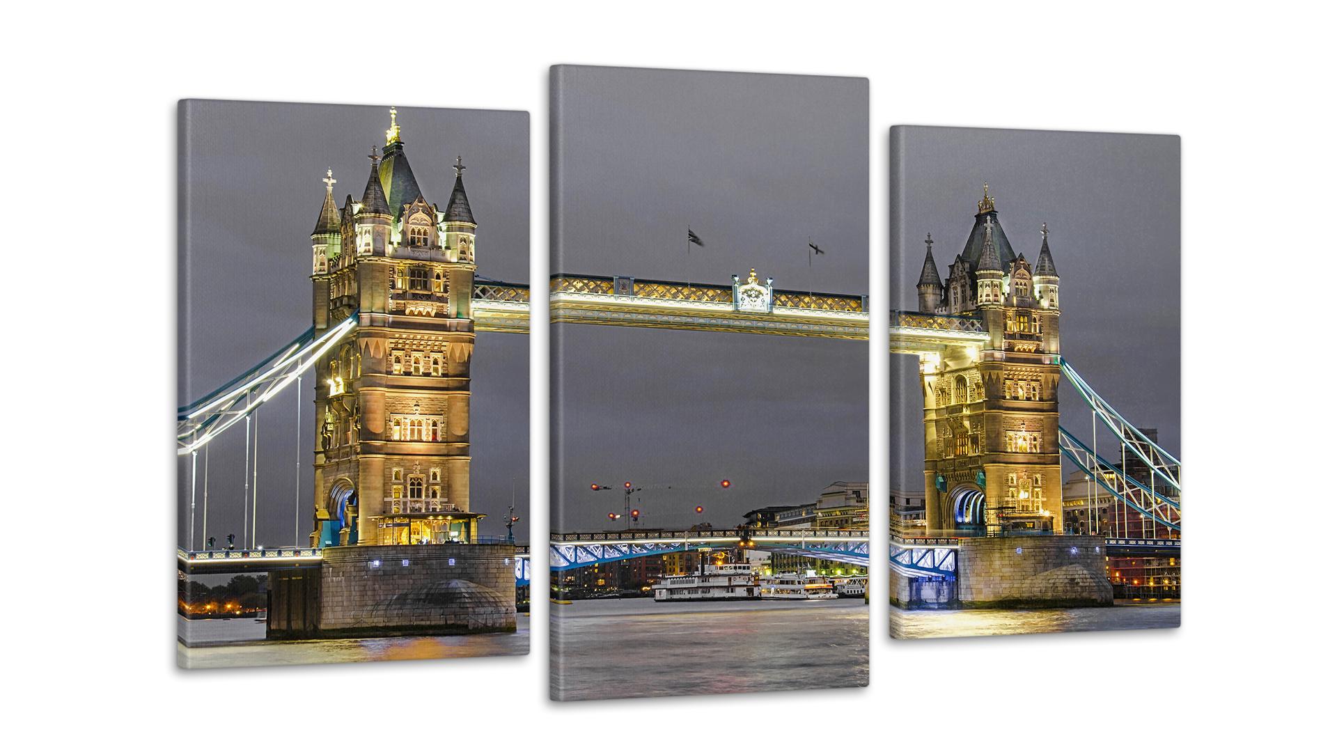 Модульная картина Лондон Мост 53x100 см (Art-94_3)