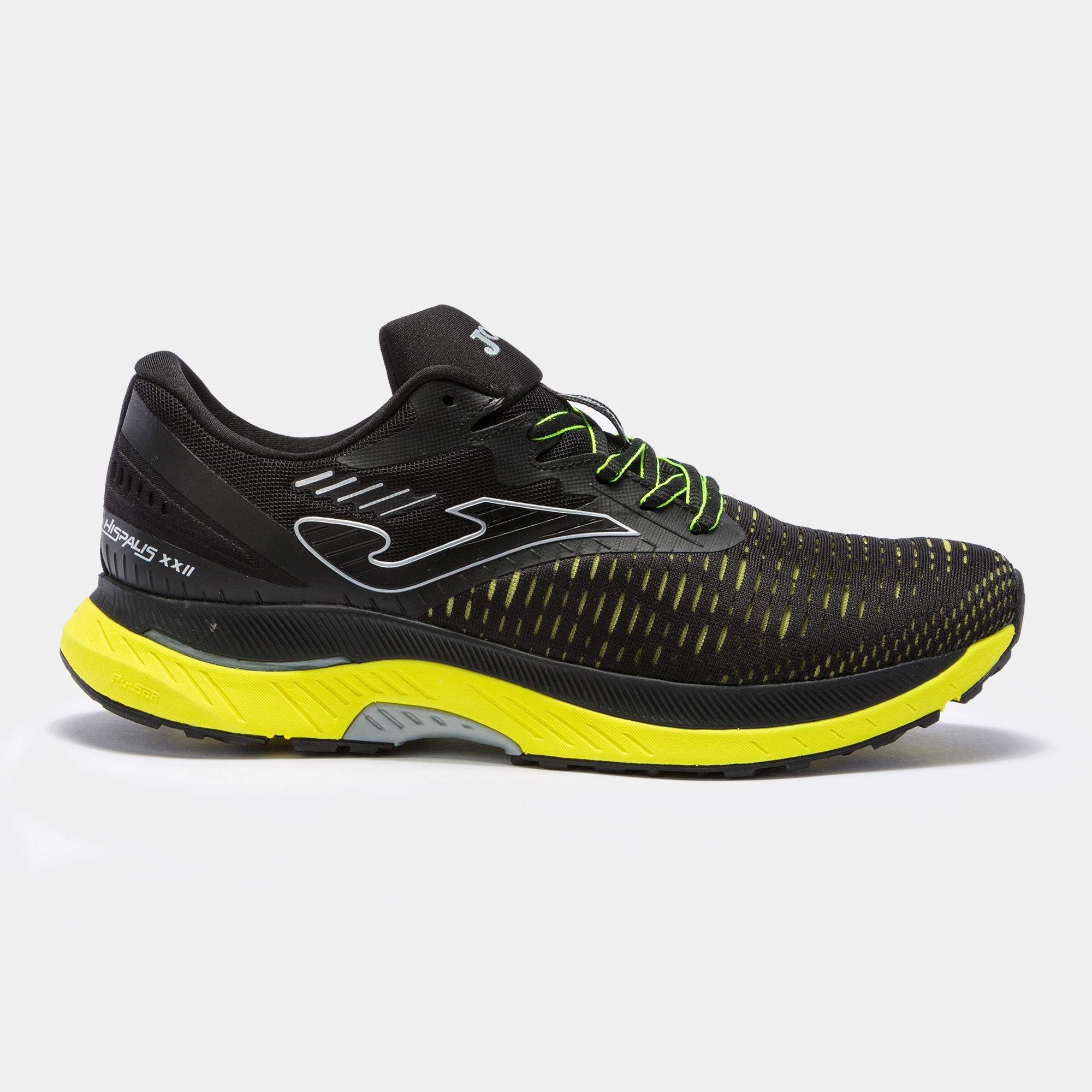 Кроссовки Joma RHISPW2131 Hispalis 2131 р. 42 Black/Lemon Fluor