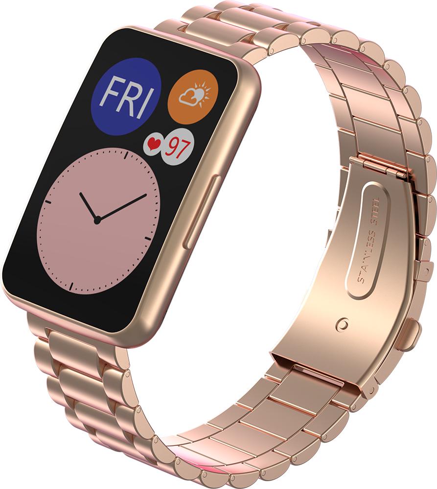Браслет металлический Shape для Huawei Watch Fit Rose/Gold (21208-27)