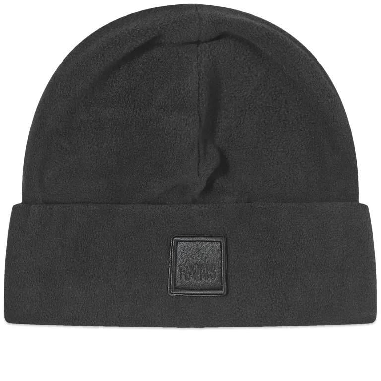 Шапка Rains Fleece Beanie T1 One size Черный (7d20160-01)