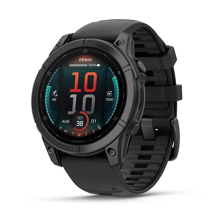 Смарт-годинник Garmin Fenix E 47 мм Amoled Slate Gray Steel with Black Silicone Band (010-03025-03/01/13) Смарт-годинник Garmin Fenix E 47 мм Amoled Slate Gray Steel with Black Silicone Band (010-03025-03/01/13)