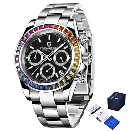 Наручные часы Pagani Design PD-1644 Silver-Black (1865)