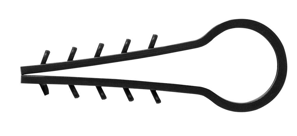 Дюбель-хомут E.NEXT e.metiz.dowel.fir.black.16 Ø16 мм для круглого провода ПВХ 50 шт. Черный (m0080031) - фото 2