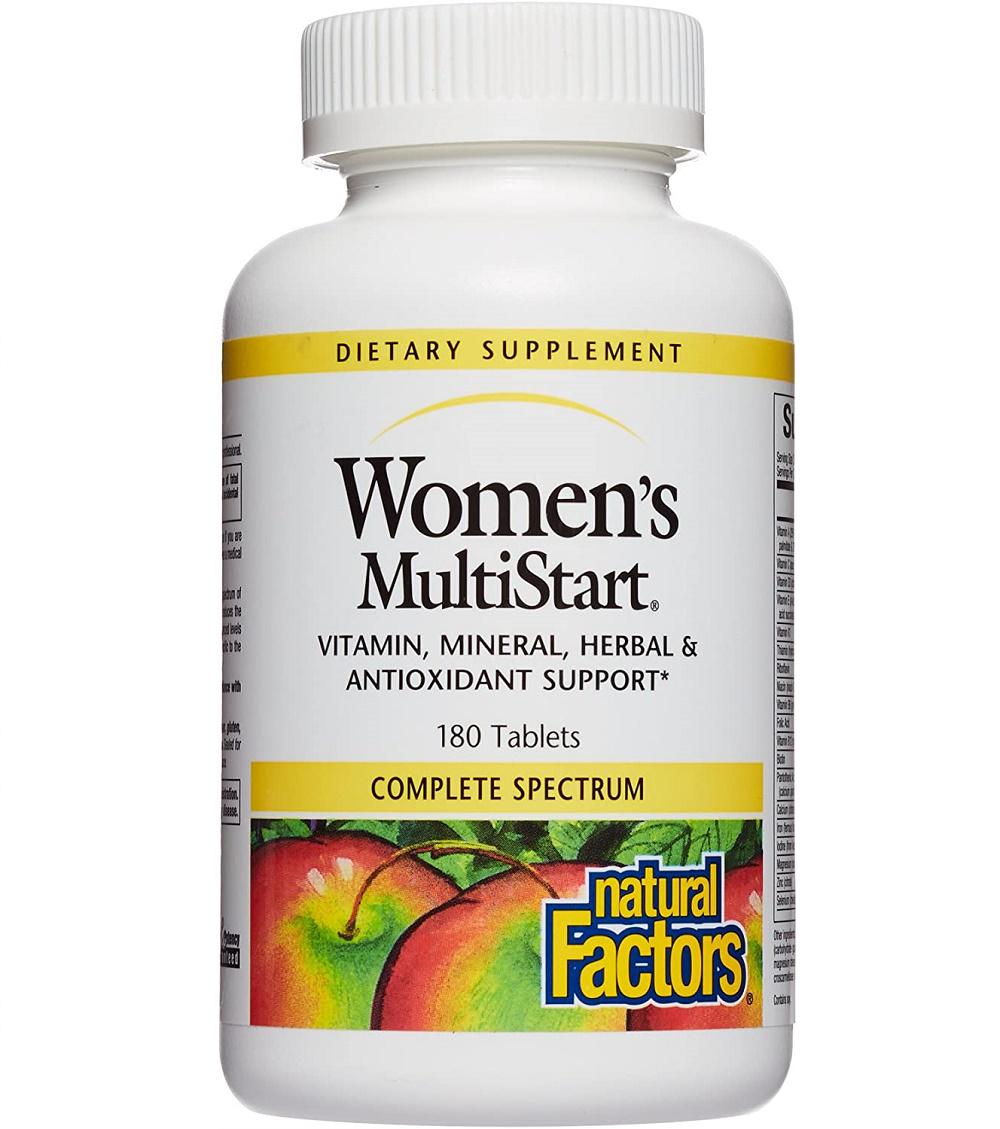 Витаминно-минеральный комплекс для женщин Natural Factors Women's MultiStart 180 Tabs