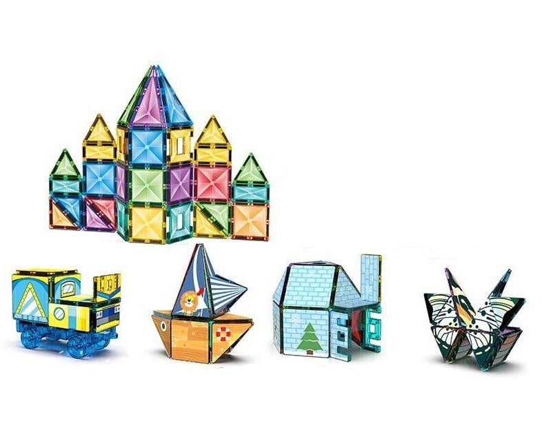 Конструктор магнітний Koleidoscope 60 деталей/наліпки Multicolor (159774)