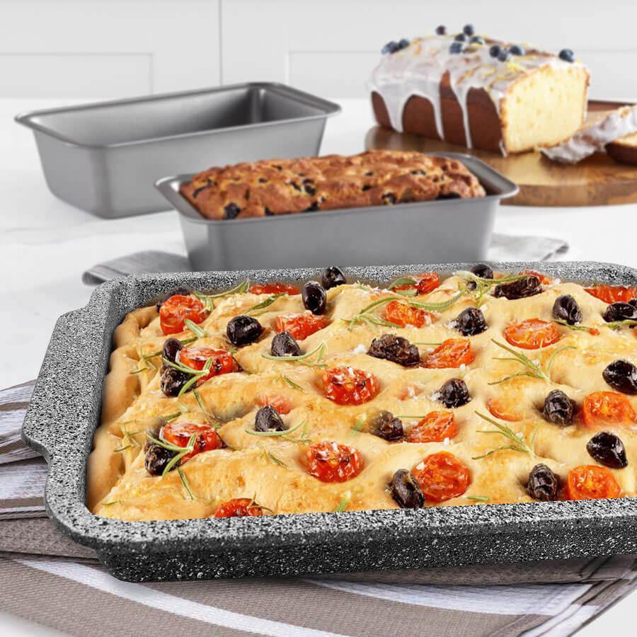 Форма для випічки кексів Maestro MR-1126 з вуглецевої сталі 36х23х5 см - фото 2