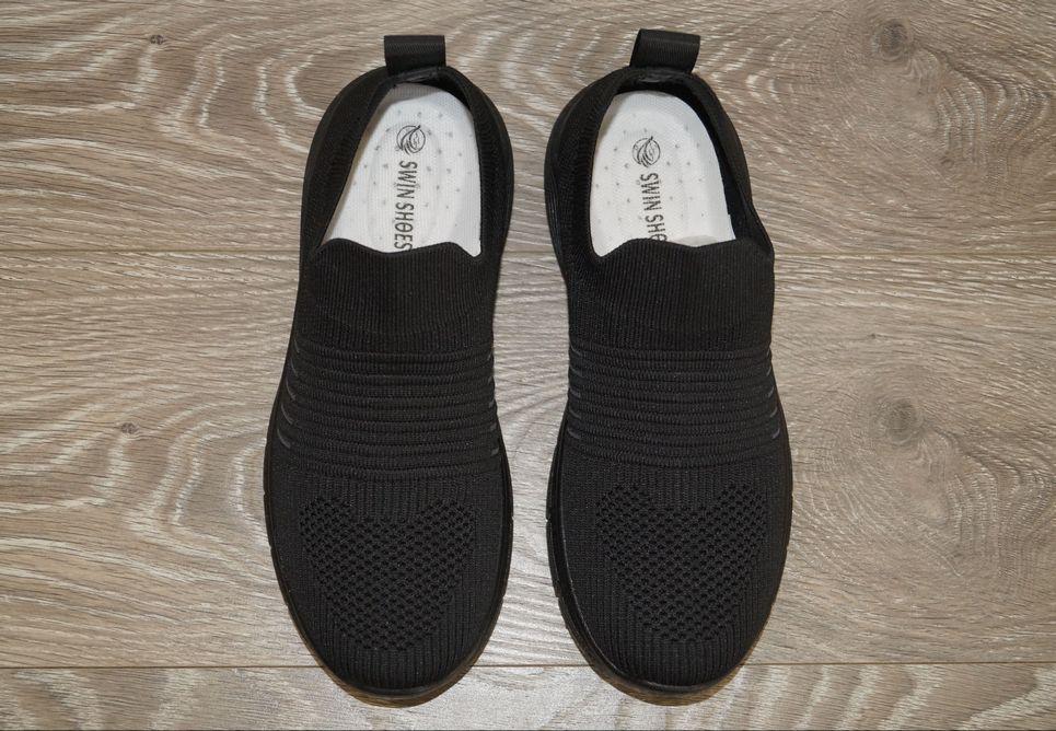 Кросівки підліткові текстильні Swin shoes р. 38 24,5 см Чорний (31529-38) - фото 6 Кросівки підліткові текстильні Swin shoes р. 38 24,5 см Чорний (31529-38) - фото 6