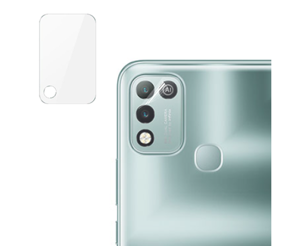 Пленка противоударная гидрогелевая Hydrogel Film для Infinix Hot 10 Play на камеру 3 шт. Transparent