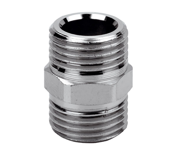 Ніпель сантехнічний Remer1/2 люкс Хром (52012)