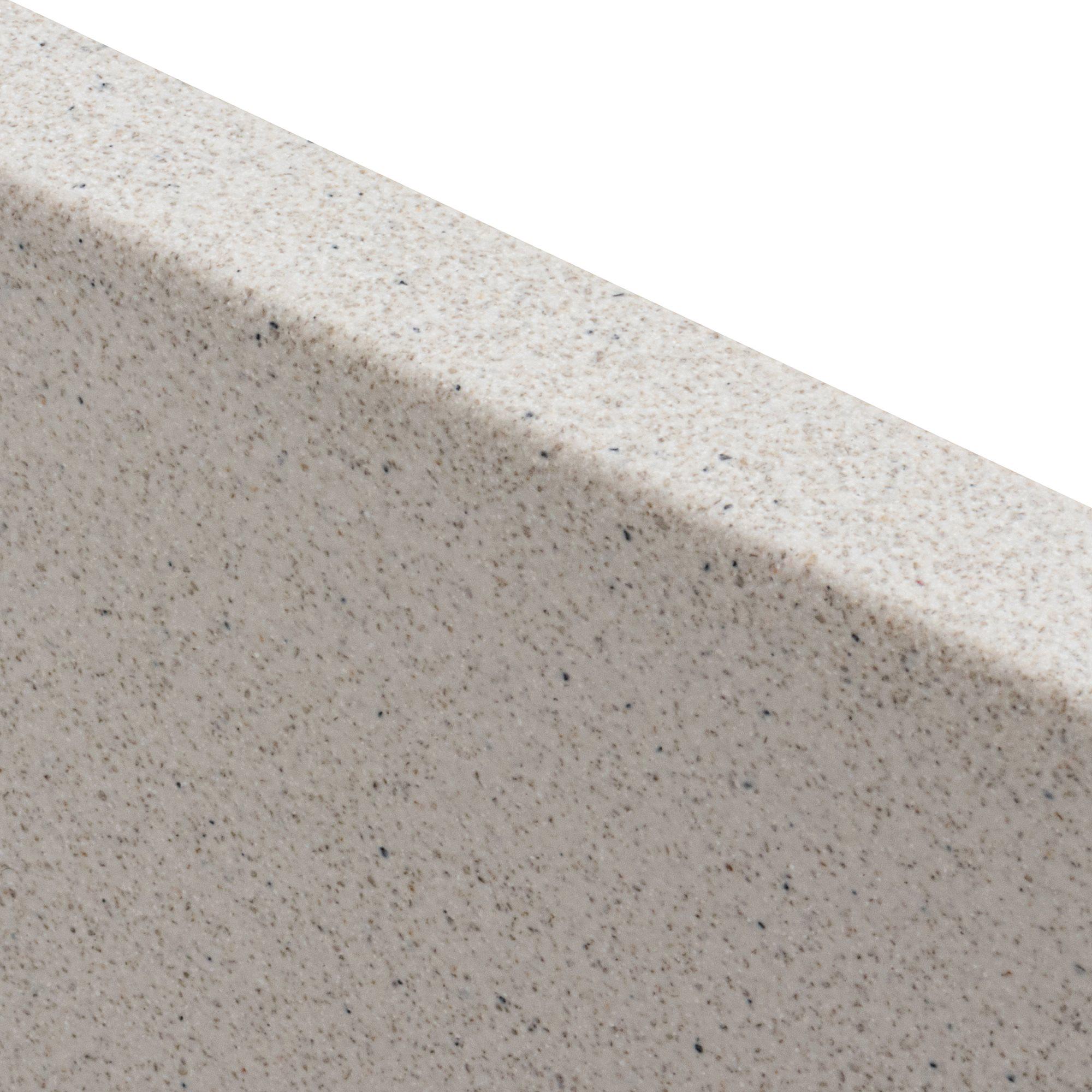 Мойка для кухни гранитная Platinum 4040 RUBA матовая в точку Белый - фото 6 Мойка для кухни гранитная Platinum 4040 RUBA матовая в точку Белый - фото 6