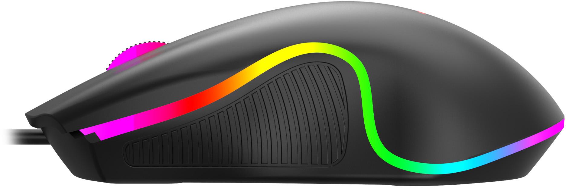 Компьютерная мышка проводная GamePro GM117 с подсветкой Black (26449378) - фото 2 Компьютерная мышка проводная GamePro GM117 с подсветкой Black (26449378) - фото 2