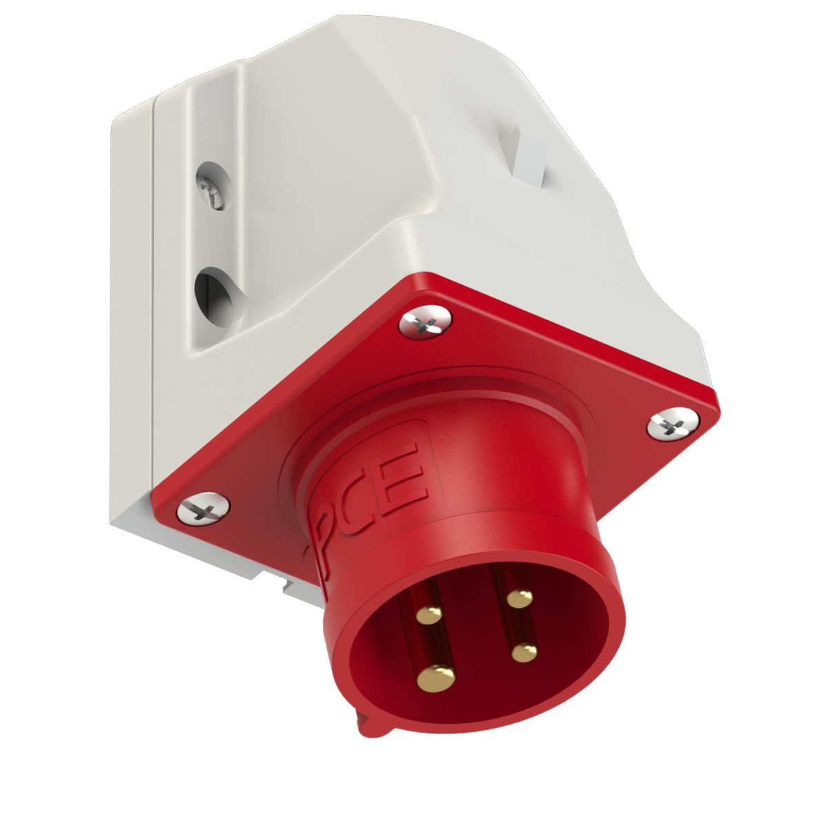 Силова вилка настінна PCE 3P+E IP44 16A 400V (514-6) Силова вилка настінна PCE 3P+E IP44 16A 400V (514-6)