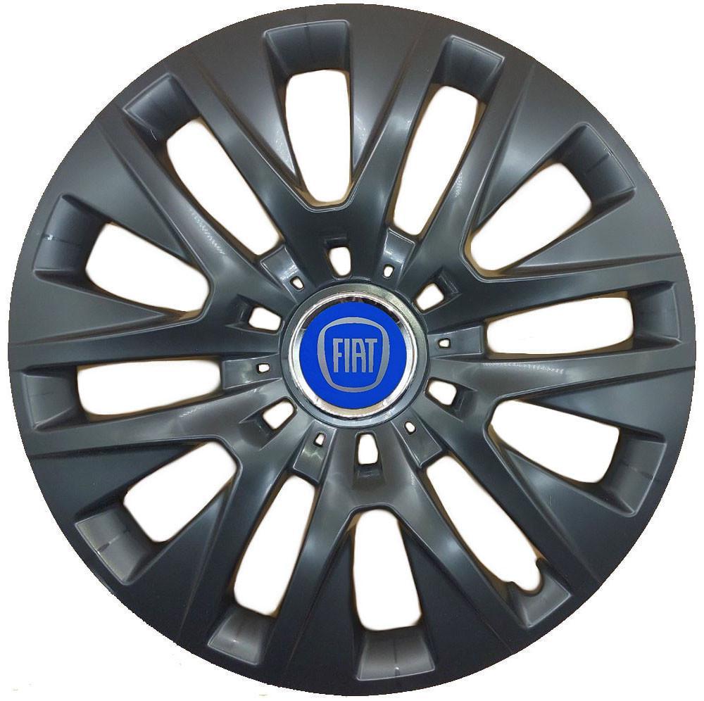Комплект колпаков SJS R16 для Fiat Blue 429 4 шт. Черный (107355)