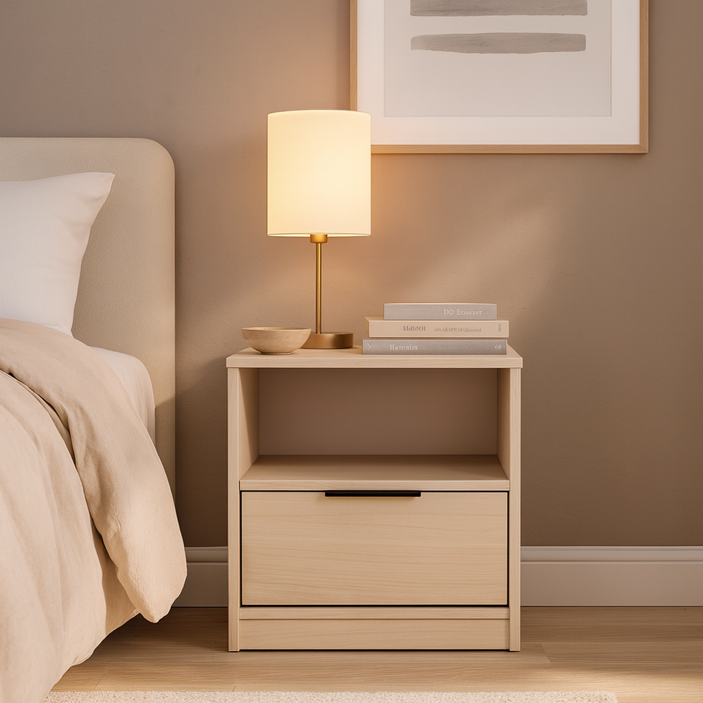 Тумба прикроватная ТП4 SENAM 490х450х350 мм ДСП Дуб Молочный