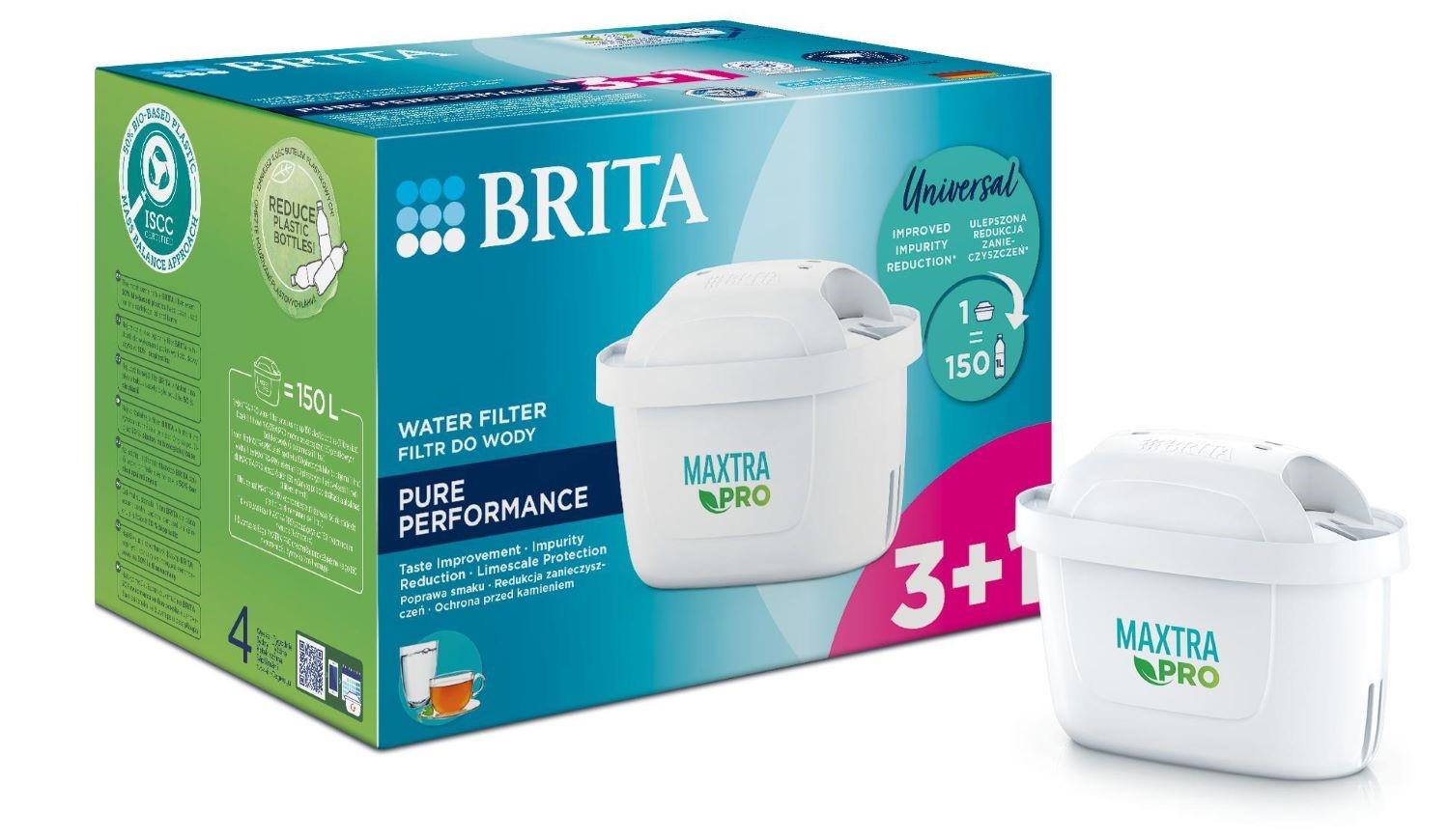 Комплект картриджей для кувшина BRITA MXPro 3+1 шт. (1051759) - фото 2