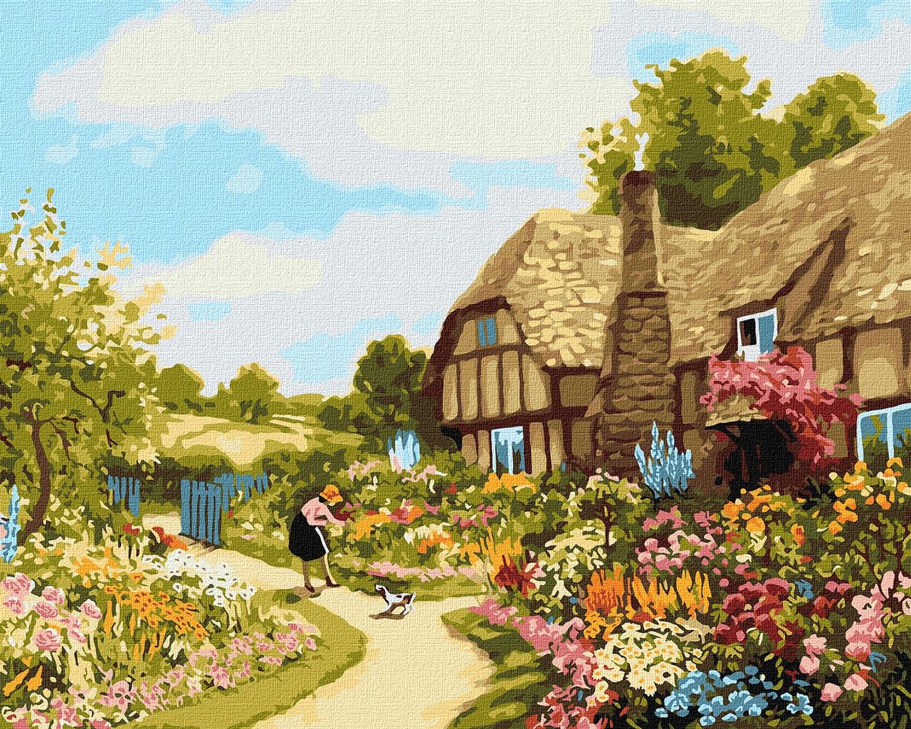 Картина по номерам Идейка Уютный дом KHO2233 холст на подрамнике 40x50 см (1799726139)