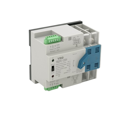 Автомат ввода резерва YRO RQ2PC-125PV 220V 125 A двухполюсный на DIN-рейку для инверторов и электр (92b359c9)