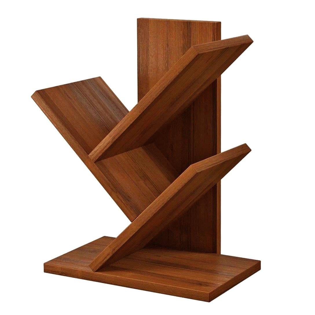 Полка книжная настольная из дерева Хаяна Охра (КПА-015004)