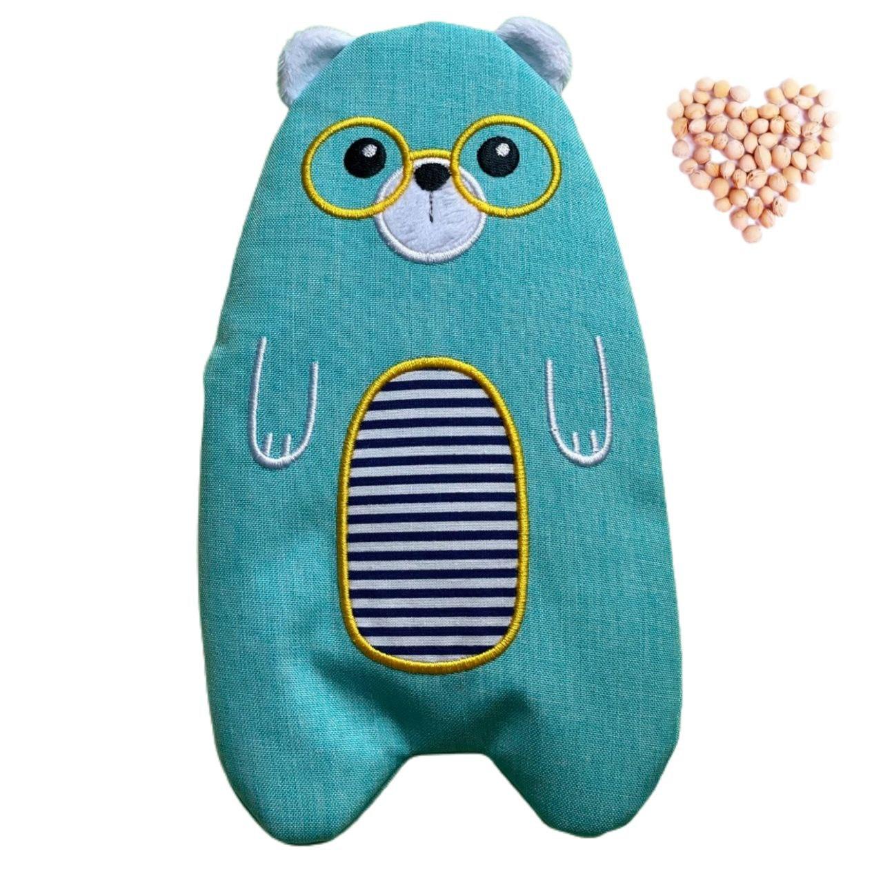 Игрушка-грелка Мишка от колик для новорожденных Голубой (1643610505) - фото 4 Игрушка-грелка Мишка от колик для новорожденных Голубой (1643610505) - фото 4