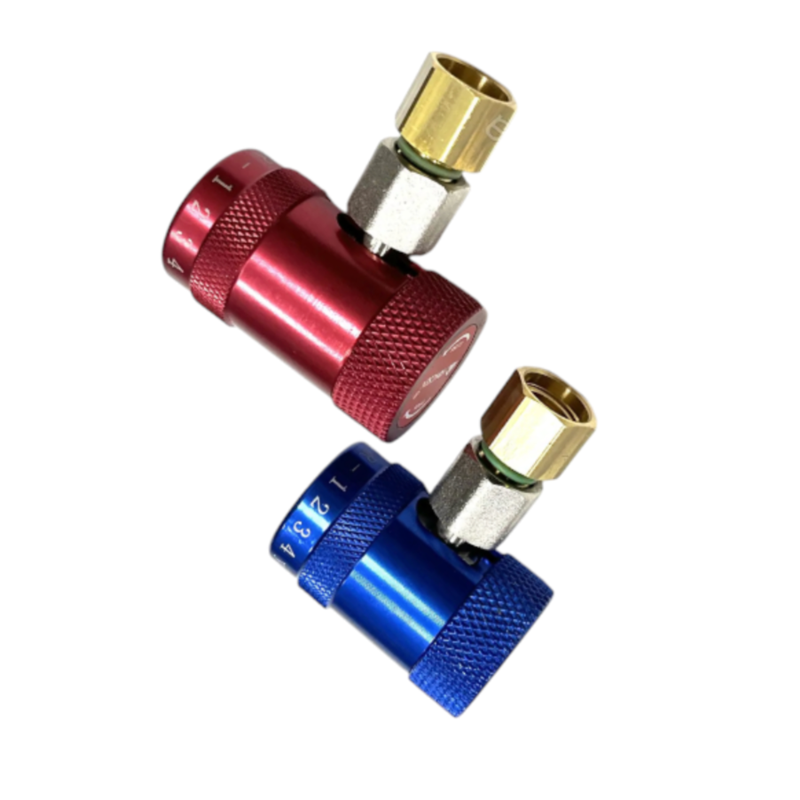 Заправочные муфты R1234yf Hongsen 2 шт. с переходниками на М14х1,5 R134a для автозаправочных станций (ИНГП_R1234yfHongsen_01) Заправочные муфты R1234yf Hongsen 2 шт. с переходниками на М14х1,5 R134a для автозаправочных станций (ИНГП_R1234yfHongsen_01)