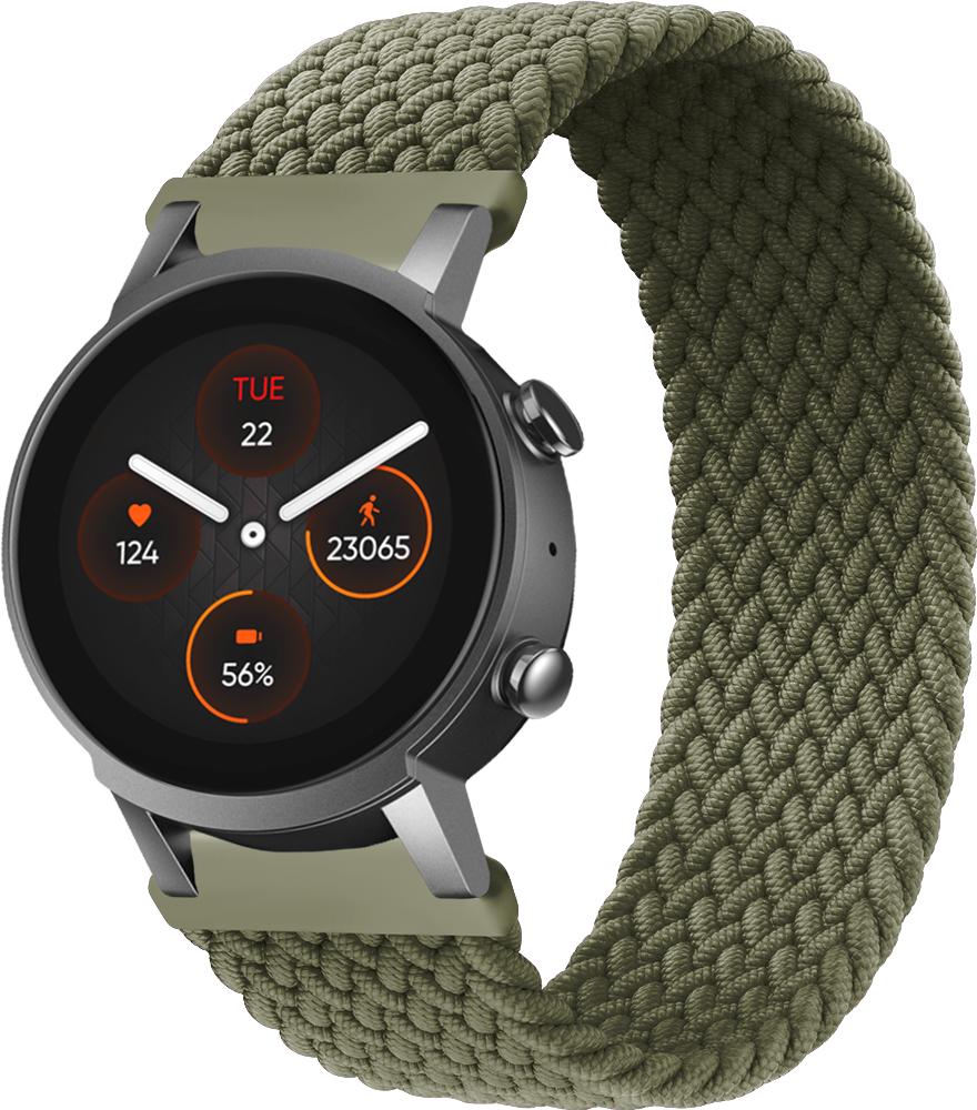 Ремінець Solo Loop для Mobvoi TicWatch E3 (135 мм) Khaki (26767-17)