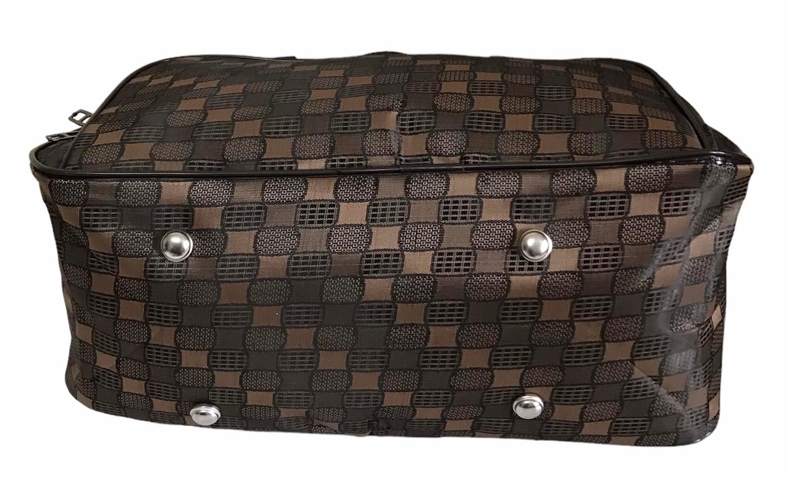 Сумка дорожная ручная кладь с длинным ремнем через плечо Темно-коричневый (8802BB) - фото 4 Сумка дорожная ручная кладь с длинным ремнем через плечо Темно-коричневый (8802BB) - фото 4