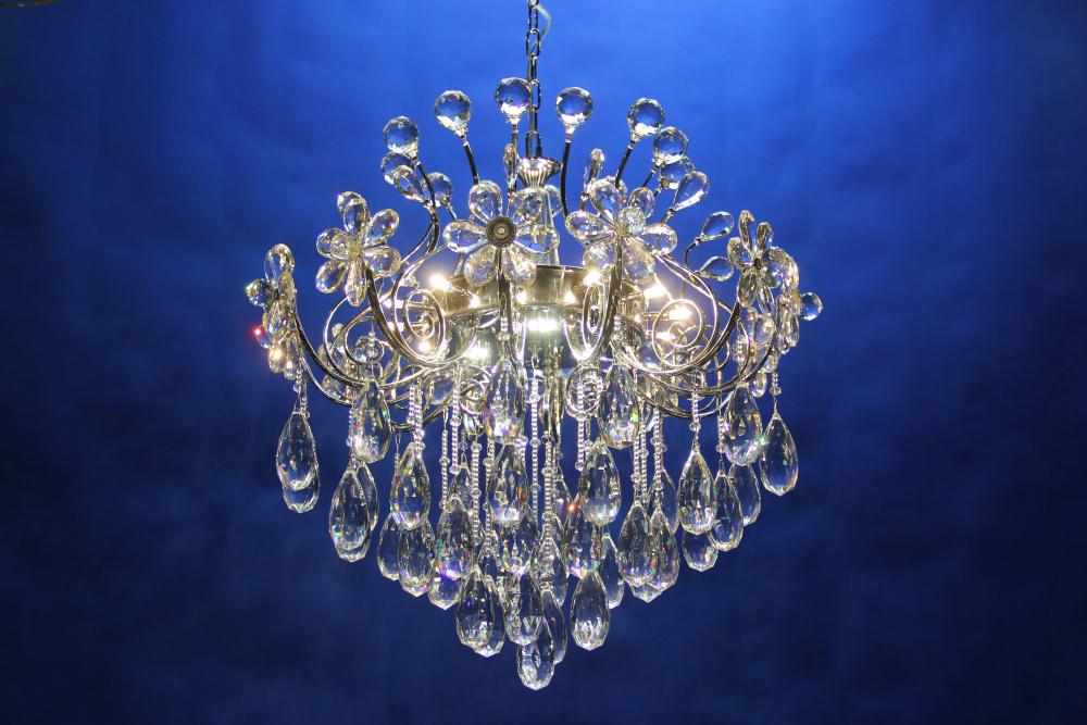 Хрустальная люстра LC8610/600/12/6 LED Хром/Белый (AN000773)