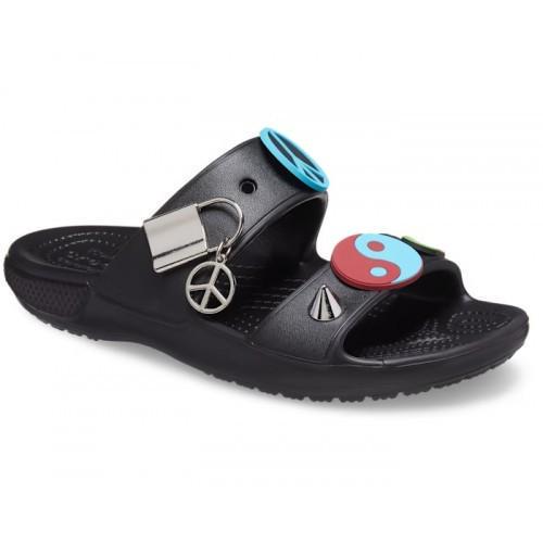 В'єтнамки чоловічі Crocs Classic Feel the Positivity Sandal р. 38-39 Чорний (8511) - фото 12