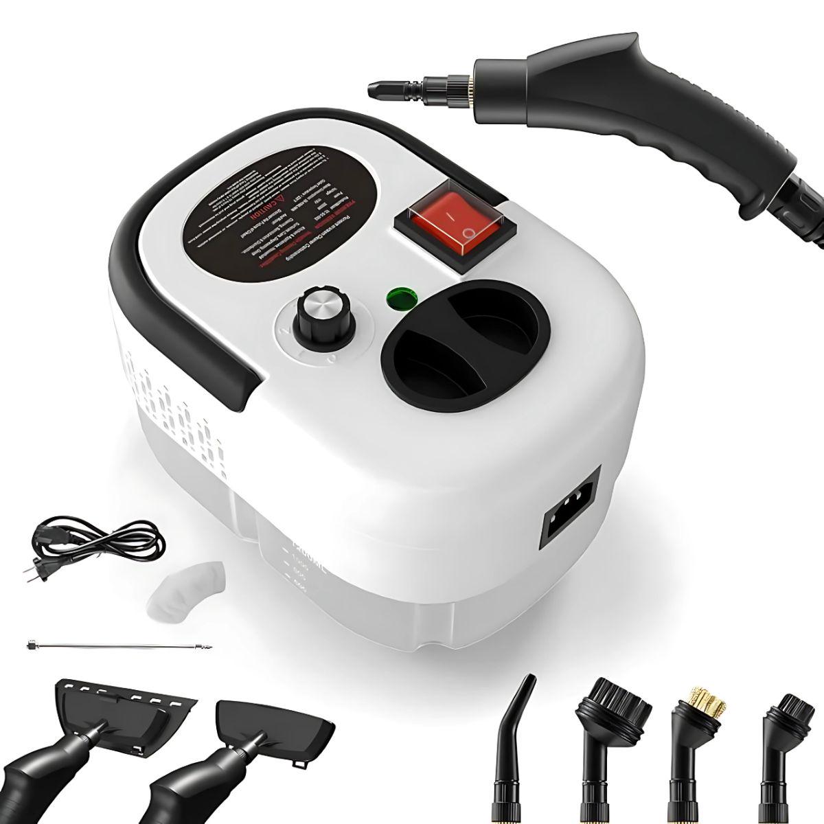 Пароочиститель многофункциональный высокого давления 2500 Вт 6в1 8 насадок 1,2 л (1080)