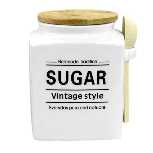 Банка для сахара MC4552-S Vintage style с ложкой 800 мл 10х10х13 см (2200000296849)
