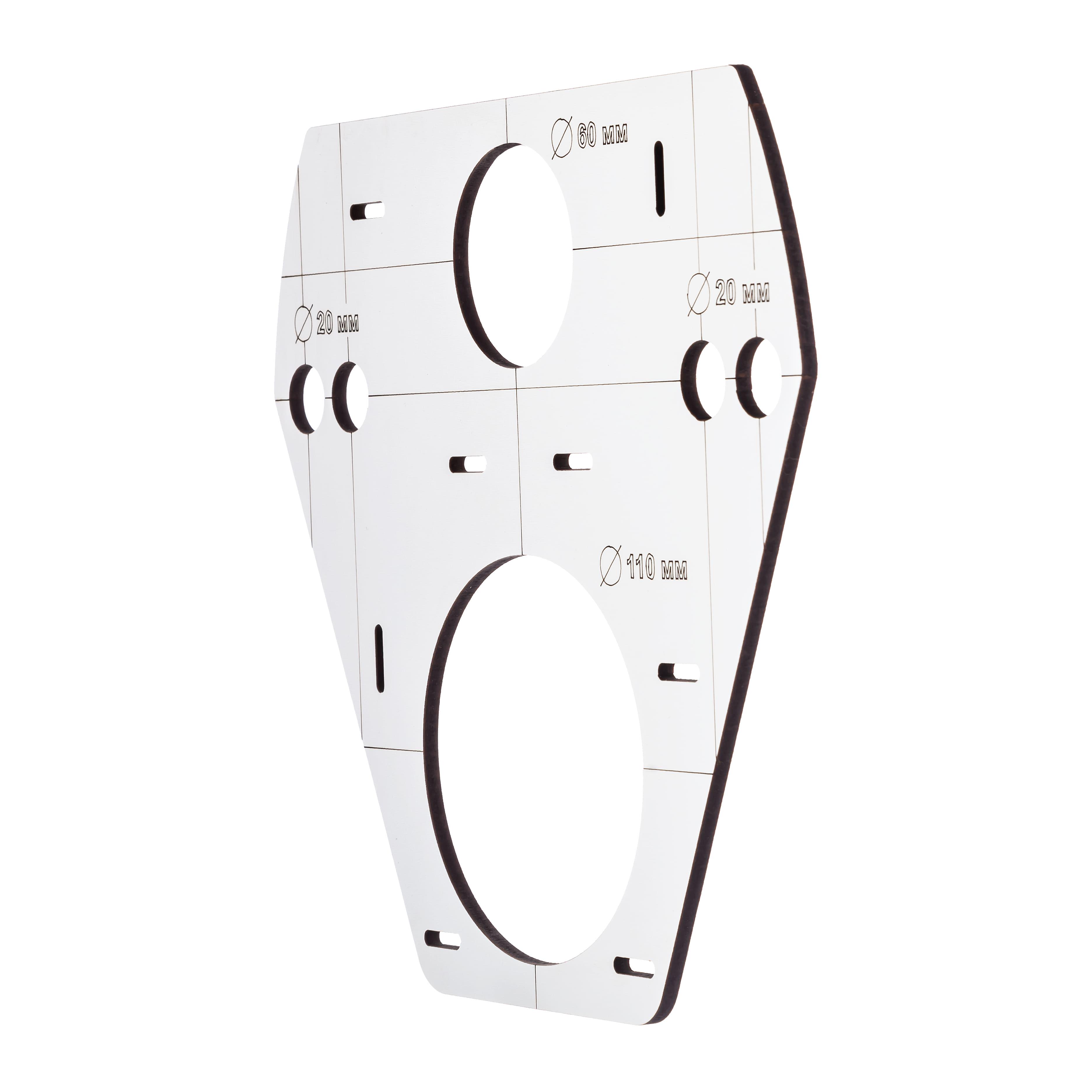 Шаблон-трафарет Polax для свердління отворів під інсталяцію дерево (1000-235) - фото 2