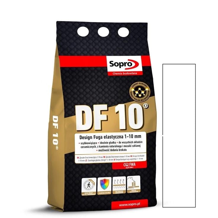 Фуга для швов Sopro DF 10 1050A №10 4 кг Белый