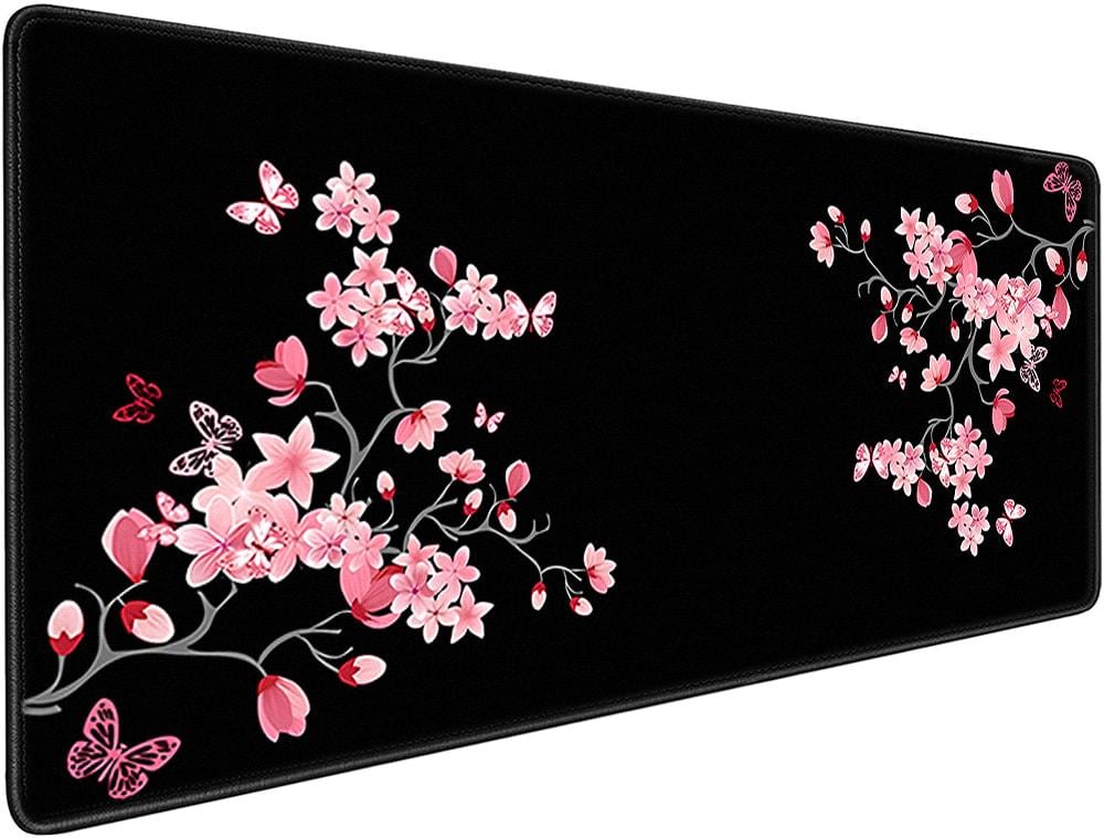 Коврик для мышки SHLab Сакура 70х30 см Black/Pink (32983)