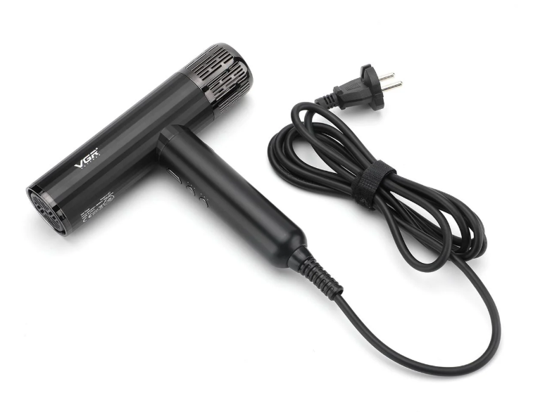 Фен професійний VGR V-427 4 рівні обдування 3 рівні температури 11000 RPM 3 насадки (27277005)