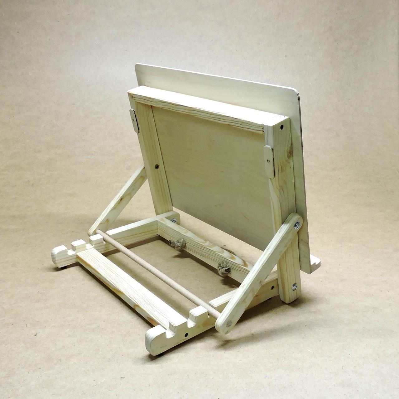 Мольберт из дерева Пикассо А3 настольный раскладной (МЛБ-000203) - фото 8 Мольберт из дерева Пикассо А3 настольный раскладной (МЛБ-000203) - фото 8