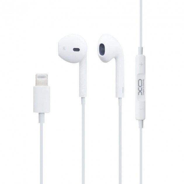 Наушники XO EP13 Lightning с микрофоном проводные для iPhone Белый (39139048) Наушники XO EP13 Lightning с микрофоном проводные для iPhone Белый (39139048)