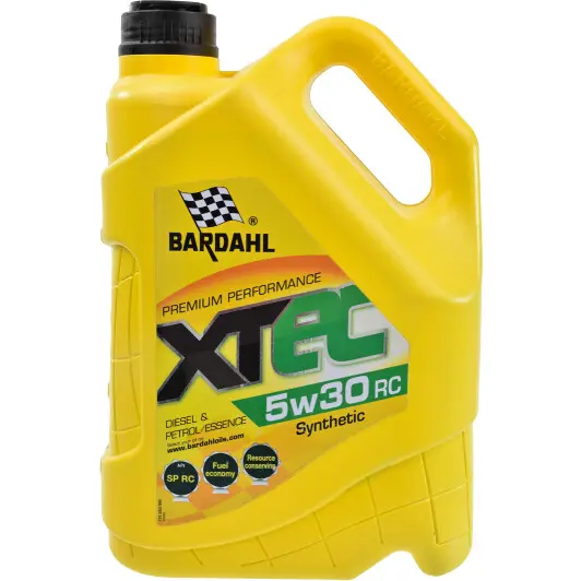 Моторное масло Bardahl XTEC RC 5W-30 5 л (33023)