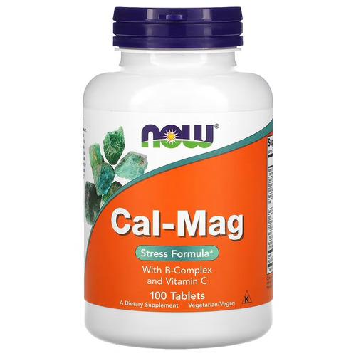 Минеральный комплекс NOW Cal-Mag Stress Formula 100 табл. (NOW-01275)