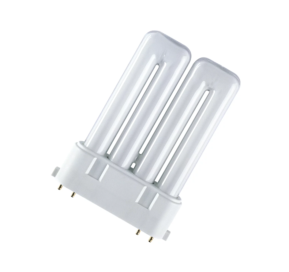 Лампа люмінесцентна OSRAM DULUX F компактна 24W 87V 1700lm 3000K 2G10 170x16,3 мм U-подібна (4050300333601)