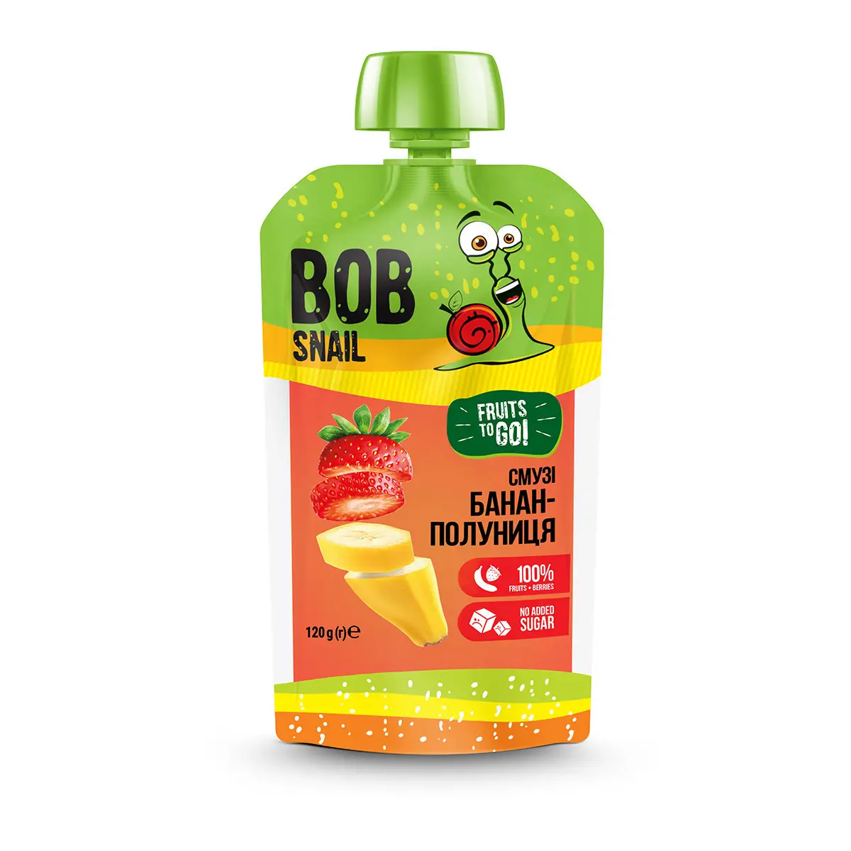 Смузи банан-клубника Bob Snail 120 г (1280925485)