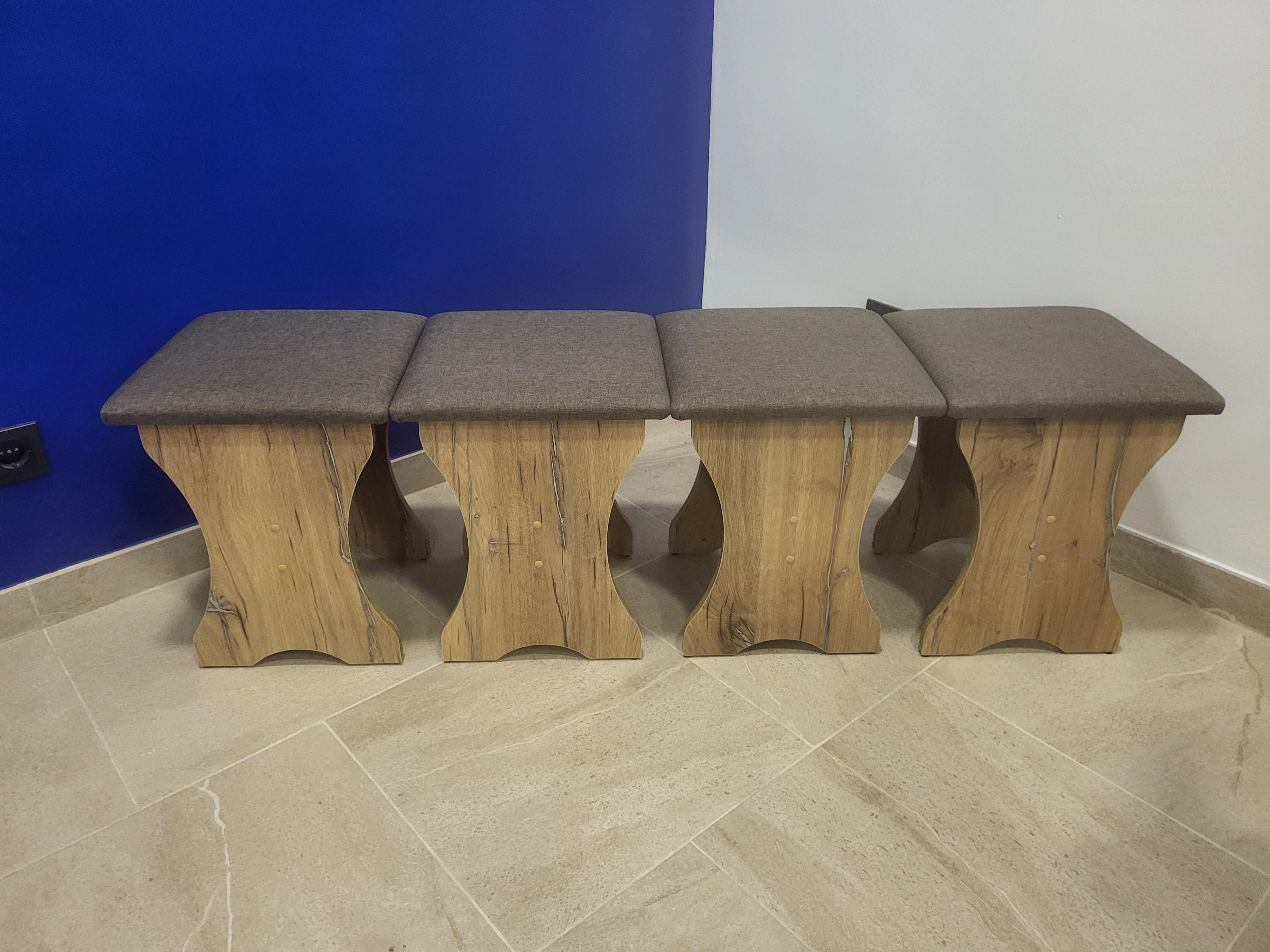 Комплект табуретов Семейный 35х35х44 см 4 шт. Дуб Флагшток/Дорандо (TTTT-DF-D)