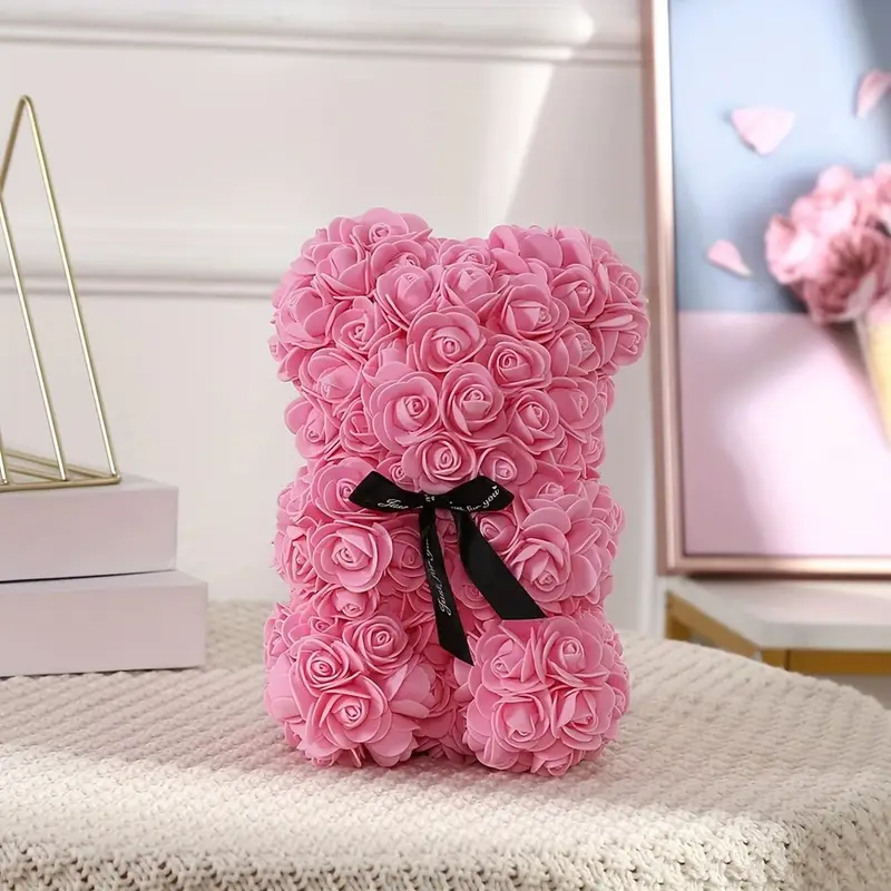 Медведь из 3D роз Teddy Bear 20 см Розовый Медведь из 3D роз Teddy Bear 20 см Розовый